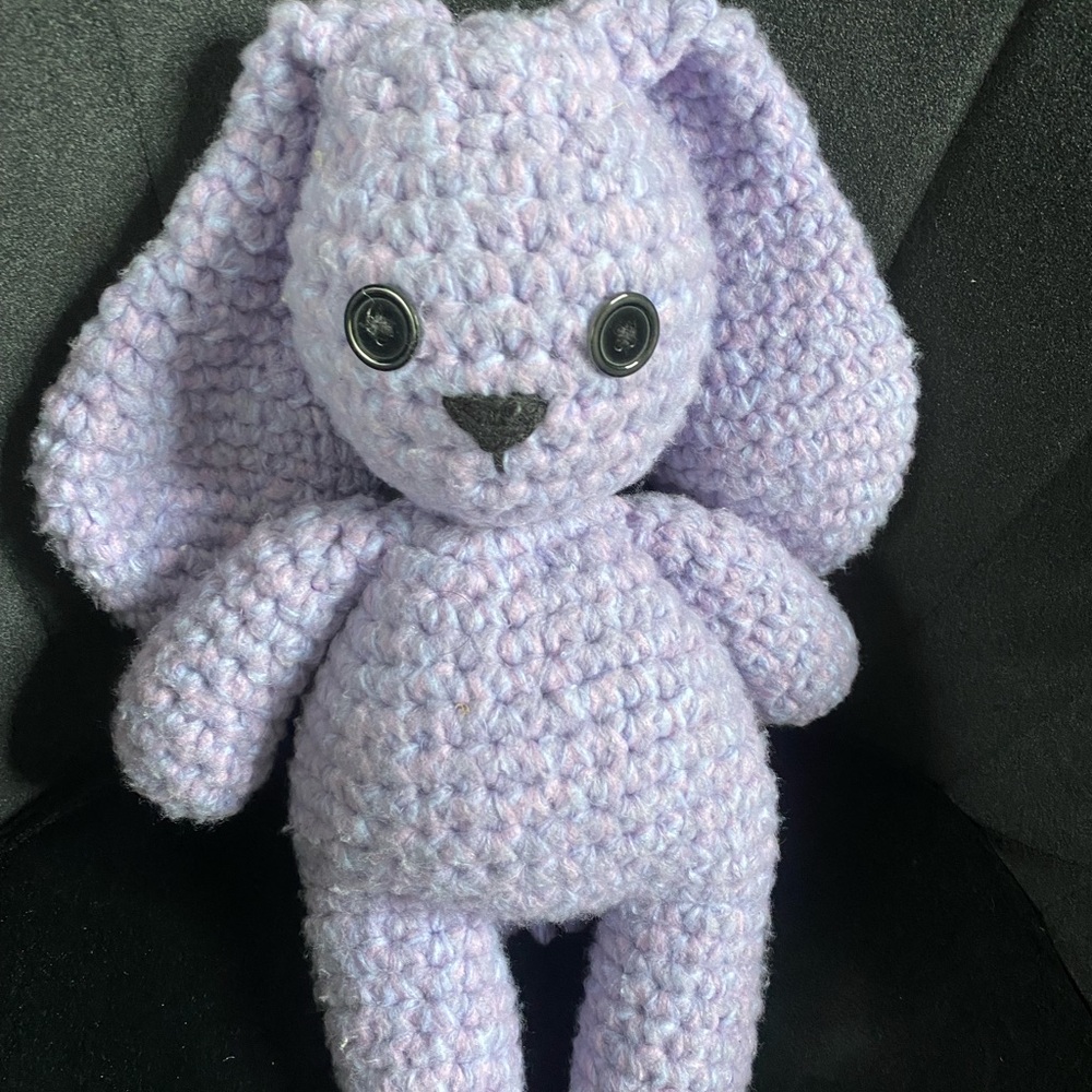 Handmade crochet bunny